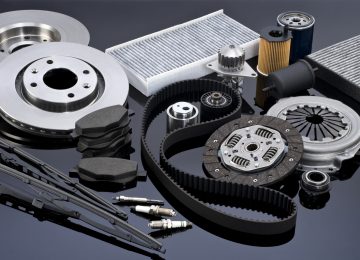 Selection of automotive parts.